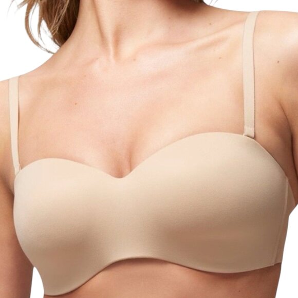 NWT Soma Enbliss Convertible Lined Wireless Strapless Padded Bra in Blac… - Picture 2 of 7